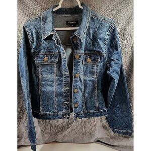 Woman’s Denim Jeans Jacket Size M, D. Jeans, Button Closure,  Pockets